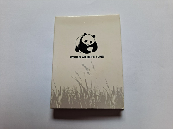 WWF 세계자연기금 몽고 무광프루프 은화첩