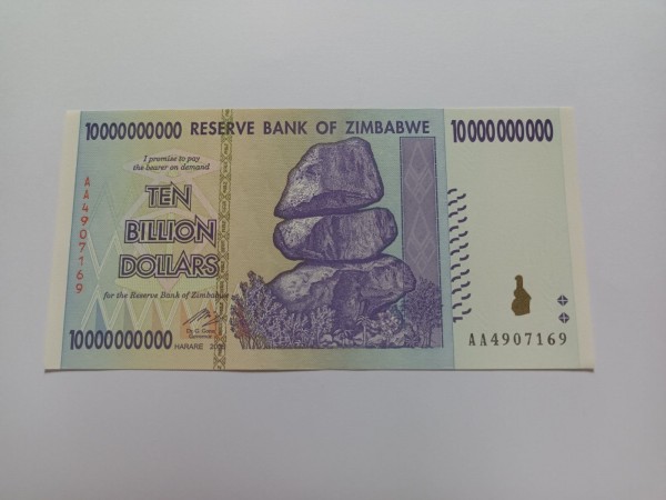 짐바브웨 100억달러