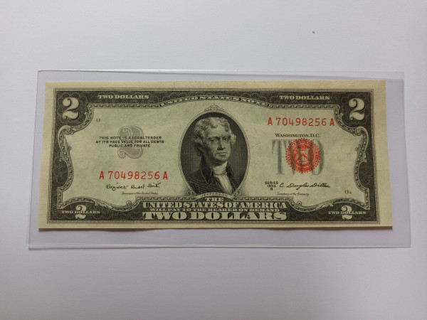 미국 series 1953B 행운의 2달러