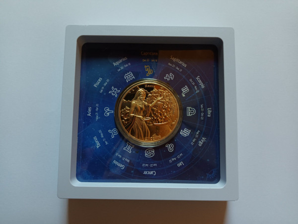 사모아 헤스티아 부분 컬러 금도금화